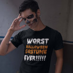 Camiseta El peor disfraz de Halloween de todos<br><div class="desc">El peor disfraz de Halloween de todos</div>