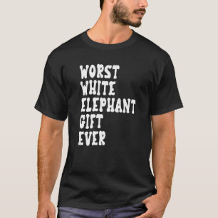 Camiseta El peor elefante blanco para adultos menores de 15