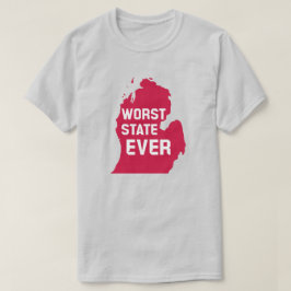 Camiseta El peor estado de la historia (Michigan)