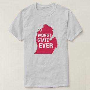 Camiseta El peor estado de la historia (Michigan)