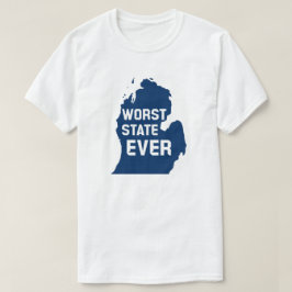 Camiseta El peor estado de la historia (Michigan)