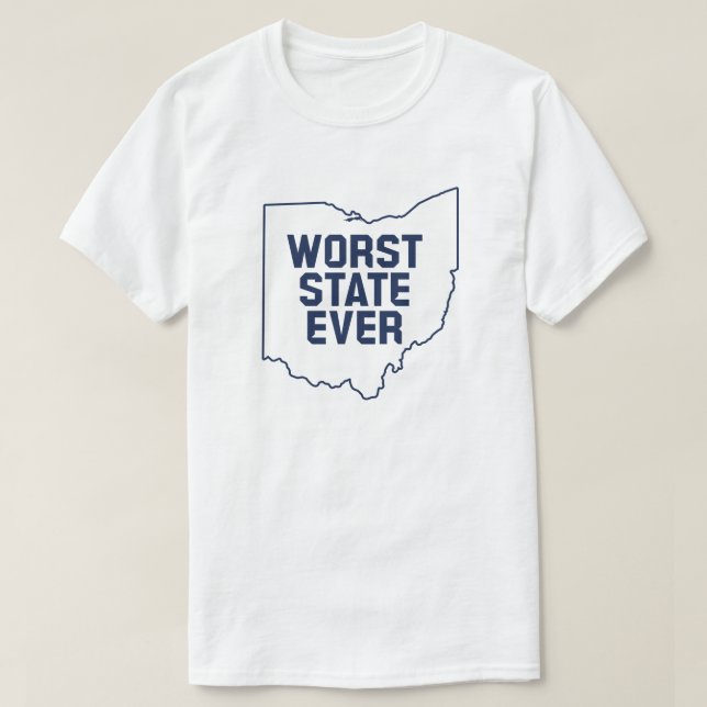 Camiseta El peor estado de la historia (Ohio) (Diseño del anverso)