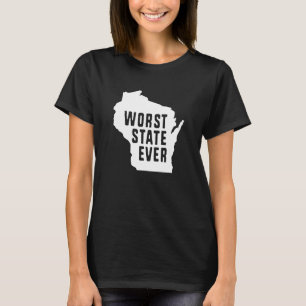 Camiseta El peor estado de Wisconsin