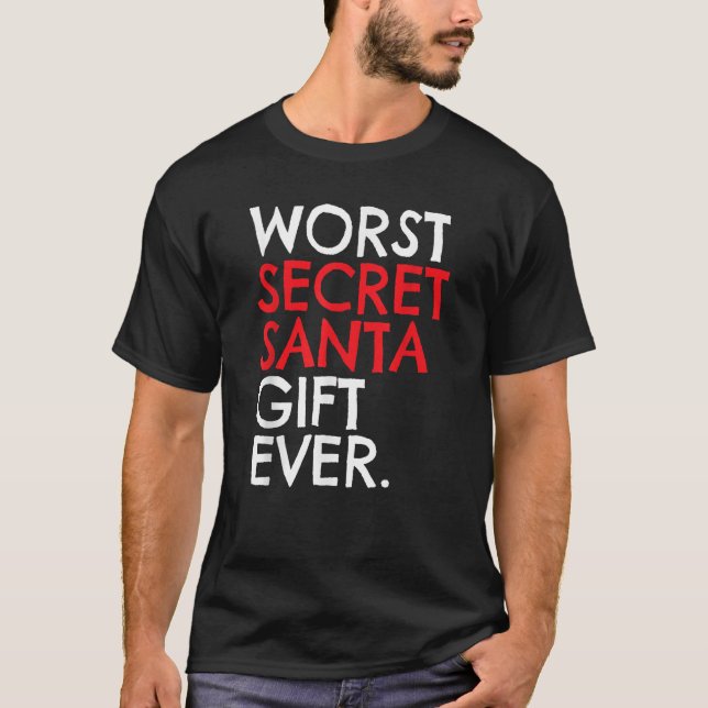Camiseta El peor secreto de los Navidades de regalo de Papá (Anverso)