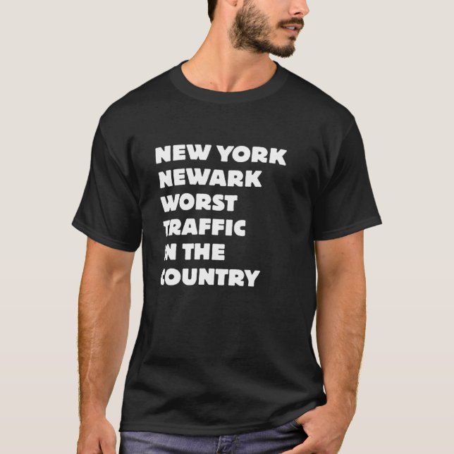 Camiseta El Peor Tráfico Del Periódico De Nueva York En Los (Anverso)