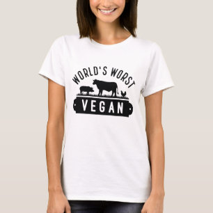 Camiseta El peor vegano del mundo