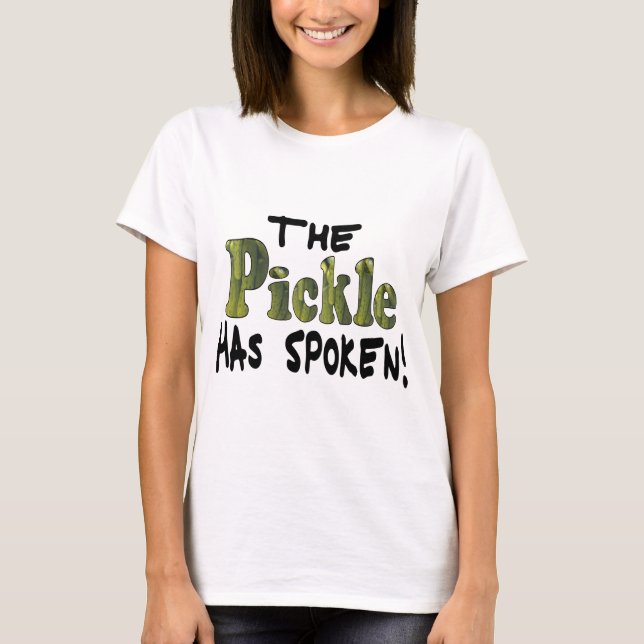 Camiseta El Pepinillo Hablado (Anverso)