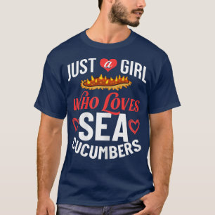 Camiseta El pepino marino el Naranja chino rojo el crudo de