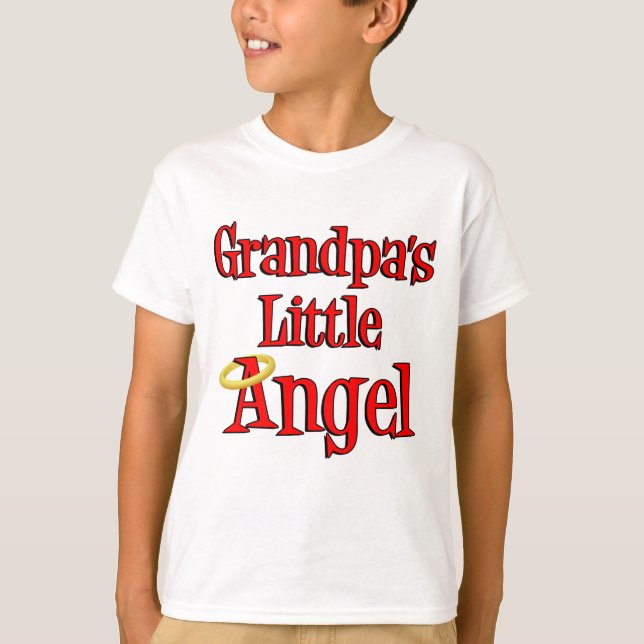Camiseta El pequeño ángel del abuelo (Anverso)