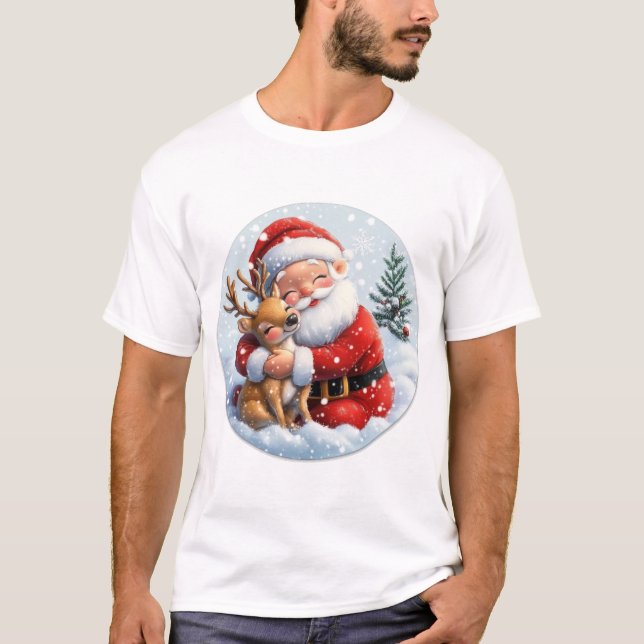 Camiseta El pequeño ayudante de Santa (Anverso)