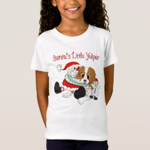 Camiseta El pequeño ayudante de Santa Cavalier King Charles