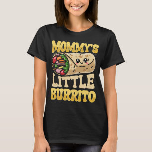 Camiseta El pequeño burrito de mamá, el amor por el bebé y 