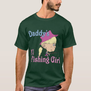 Camiseta El pequeño Chica pescador de papá