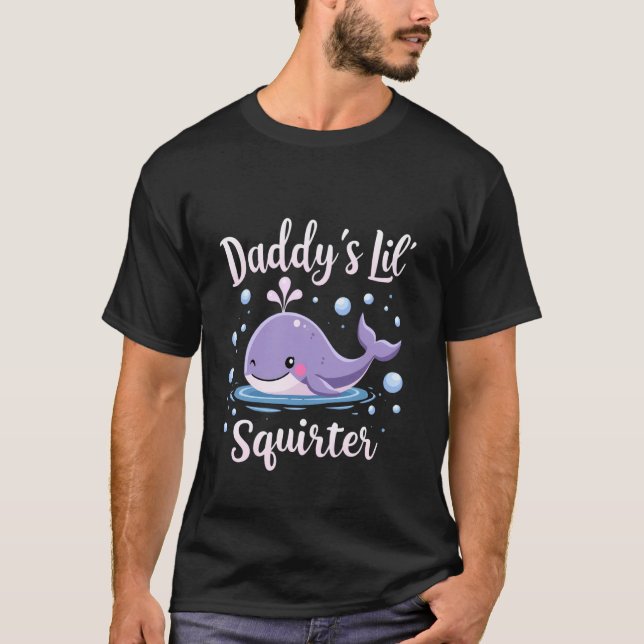 Camiseta El pequeño chorreador de papá (Anverso)