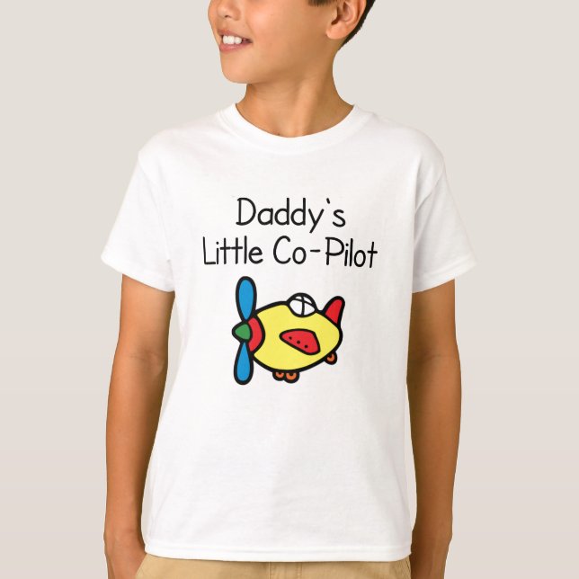 Camiseta El pequeño copiloto del papá (Anverso)