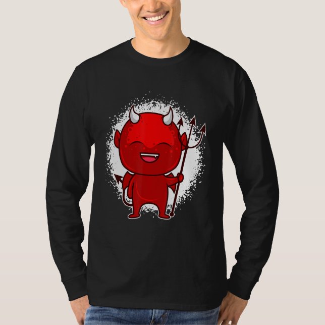 Camiseta El pequeño diablo Satanás Antichrista (Anverso)