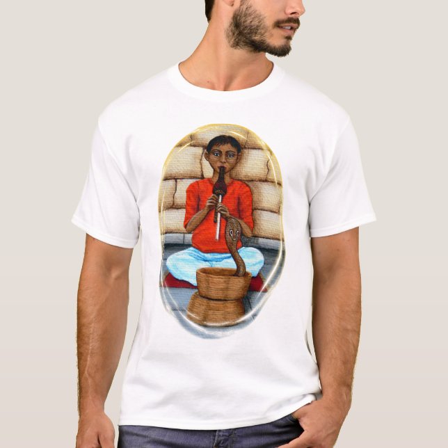 Camiseta "El pequeño encantador de serpiente " (Anverso)