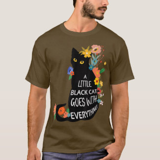 Camiseta El pequeño gato negro va con todo el pesadilla