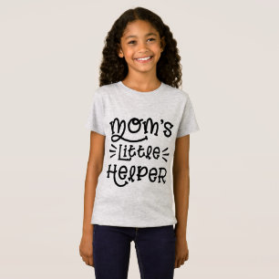 Camiseta El pequeño guión escrito a mano de mamá con ayuda 