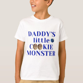 Camiseta El pequeño monstruo de la galleta de papá
