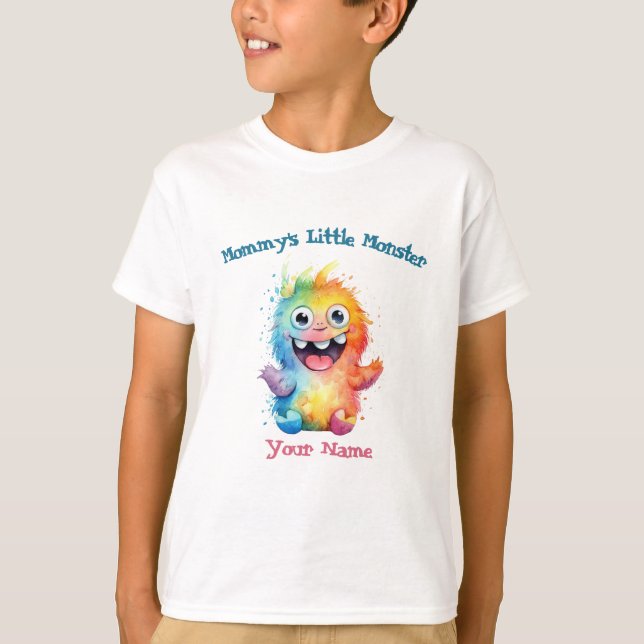 Camiseta El pequeño Monstruo VIII de Mami (Anverso)
