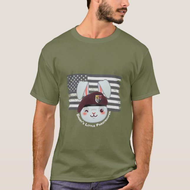 Camiseta El pequeño paracaidista de las fuerzas especiales  (Anverso)
