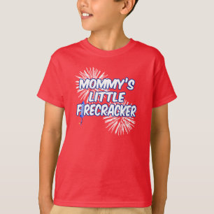 Camiseta El pequeño petardo petardo de mamá el 4 de julio