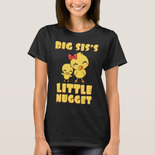 Camiseta El pequeño pollito de pollo con nugget de Sis Big 