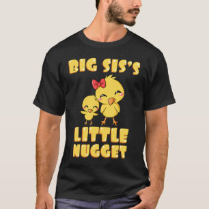 Camiseta El pequeño pollito de pollo con nugget de Sis Big