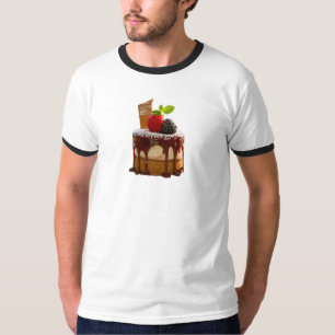 Camiseta el pequeño postre cilíndrico elegante de SlipperyJ