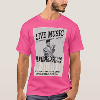 Camiseta El pequeño Richard no da crédito al diablo por cre