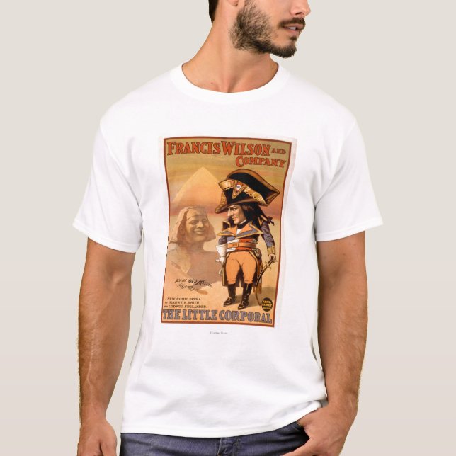 Camiseta "El pequeño" teatro corporal de la esfinge de (Anverso)