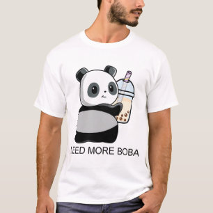 Camiseta ¡El pequeño y lindo Panda Bobaholic necesita más B