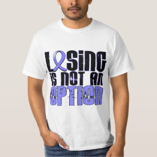 Camiseta El perder no es un cáncer de próstata de la opci