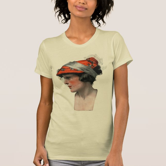 Camiseta El perfil de la mujer (Anverso)