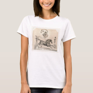 Camiseta El Perforador Del Circo Saltando Sobre Una Gran Ci