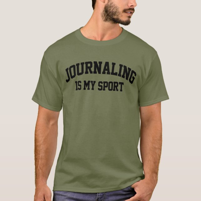 Camiseta El periodismo es mi deporte (Anverso)