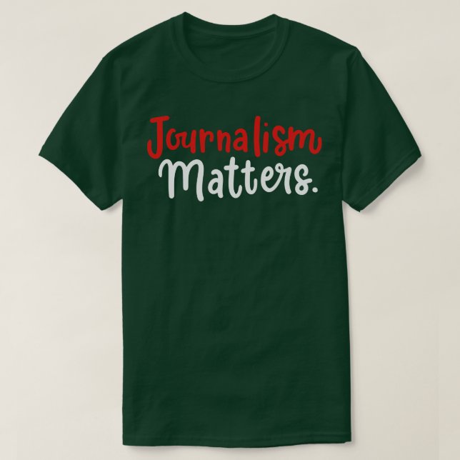 Camiseta El periodismo importa (Diseño del anverso)
