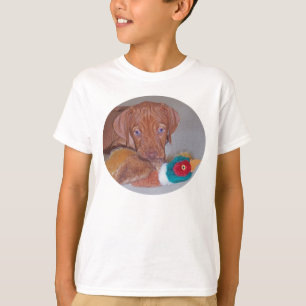Camiseta ¡El perrito más lindo de Vizsla con el primer