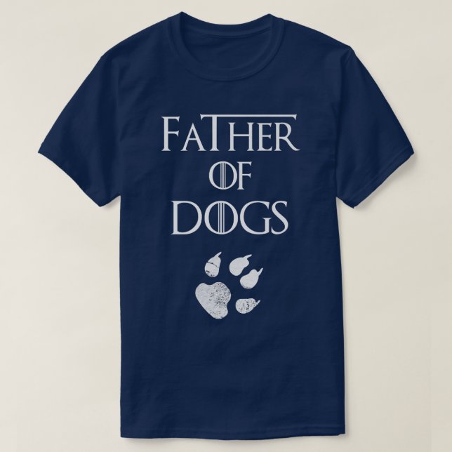 Camiseta El perro ama al padre de los perros  (Diseño del anverso)