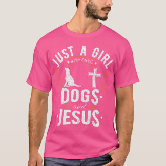 Camiseta El Perro Ama Sólo A Un Chica Que Ama A Los Perros