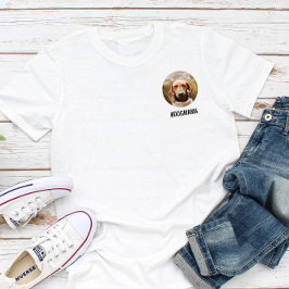 Camiseta El perro ama un pequeño circulo de fotos Personali