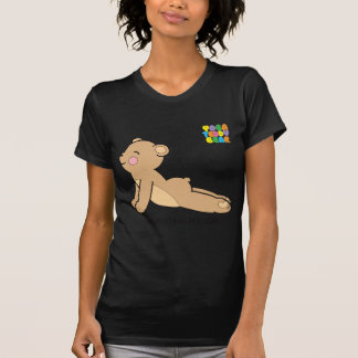 Camiseta El perro ascendente/hacia abajo persigue la