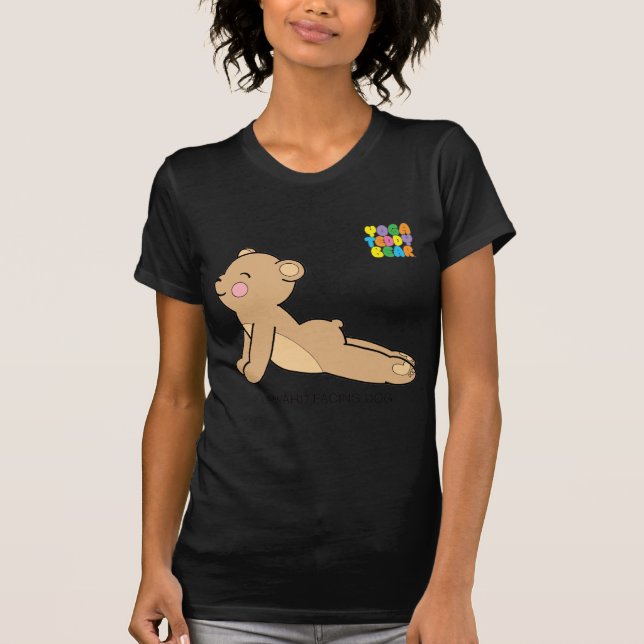 Camiseta El perro ascendente/hacia abajo persigue la (Anverso)