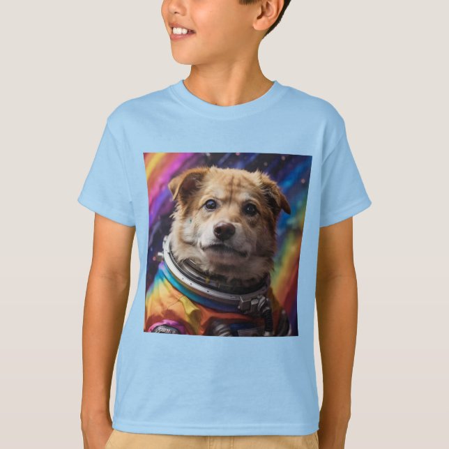 Camiseta el perro astronauta (Anverso)