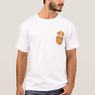 Camiseta El Perro Beagle En El Bolsillo