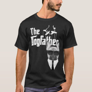 Camiseta El perro Bulldog francés Dogfather