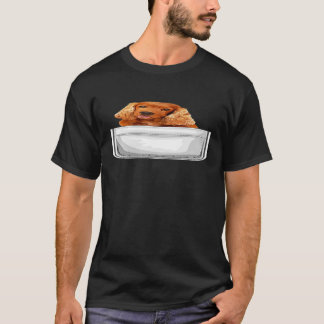 Camiseta El Perro Cachorro De Cocker Spaniel En El Bolsillo