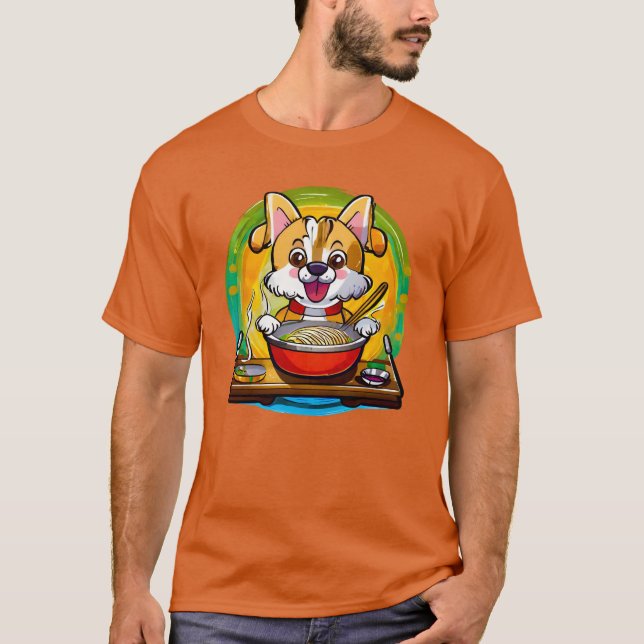 Camiseta El perro come ramyon (Anverso)