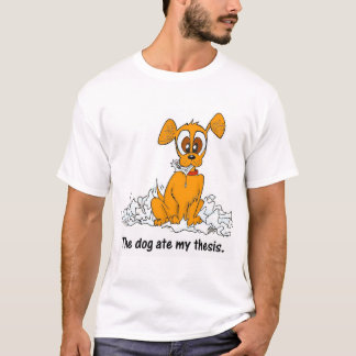 Camiseta el perro comió mi tesis